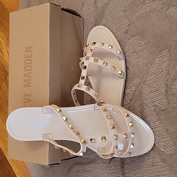 Steve Madden Shoes - Steve Madden Natural Jelly Sandals